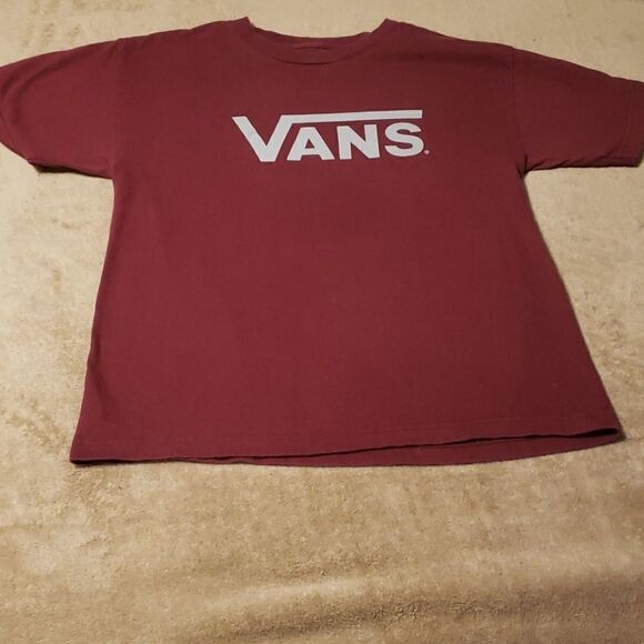 VANS maroon boys xlarge tshirt - Picture 1 of 5